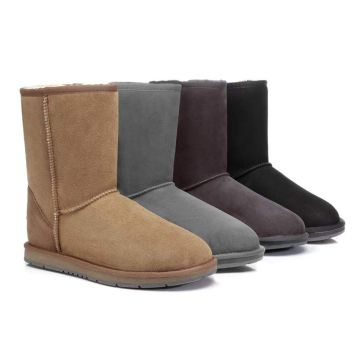 UGG Boots Australia Premium Double Face Sheepskin Unisex Short Classic, Water Resistant