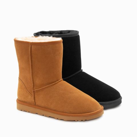 UGG OZWEAR Ugg Boots Genuine Australian Sheepskin Unisex Short Classic Suede