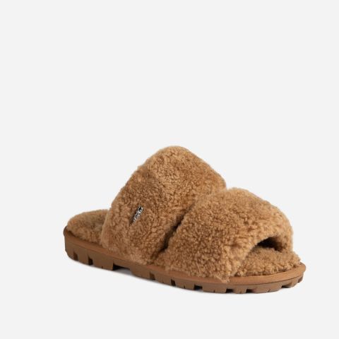 UGG OZWEAR Evelyn Curly Slide