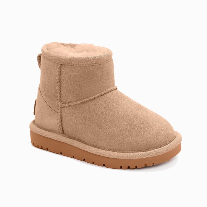 UGG OZWEAR Kids Mini Boots Water Resistant-Sand-33
