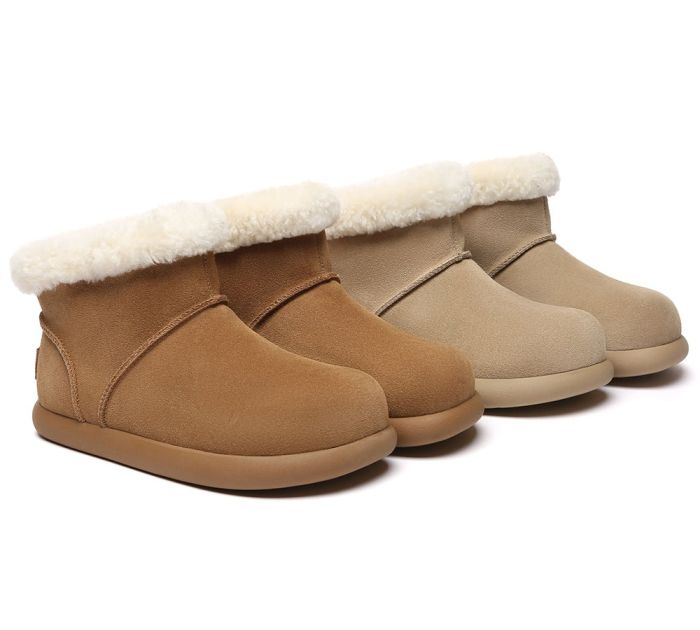 AUSTRALIAN SHEPHERD® UGG Mini Boots Sheepskin Wool Shearling Mignow