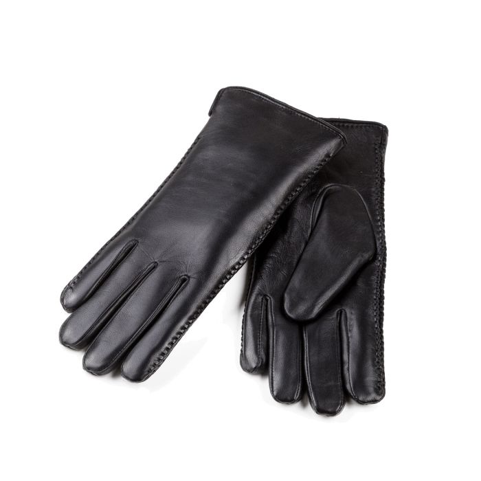 UGG OZWEAR Women's Ladies Nappa Gloves-Black-L