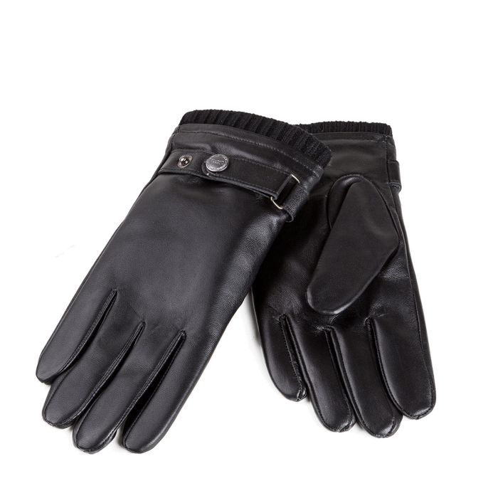 UGG OZWEAR Mens Silver Stud Tab Glove (Touch Screen)