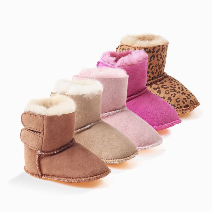 UGG OZWEAR Double Face Sheepskin Baby Ugg Boots