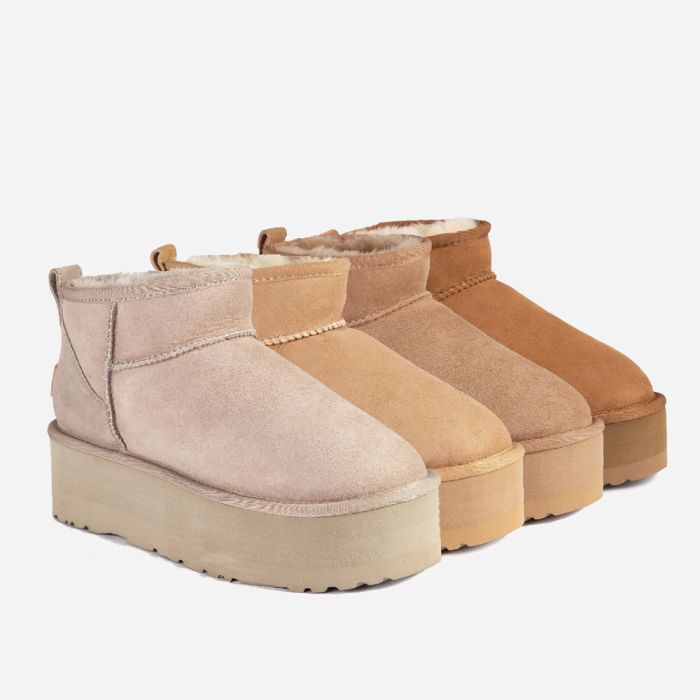 UGG OZWEAR Classic Platform Ultra Mini Boots
