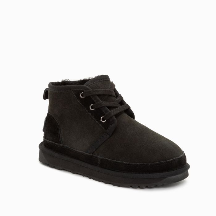 UGG OZWEAR Ugg Kinsley Lace Boots (Water Resistant)-Black-35