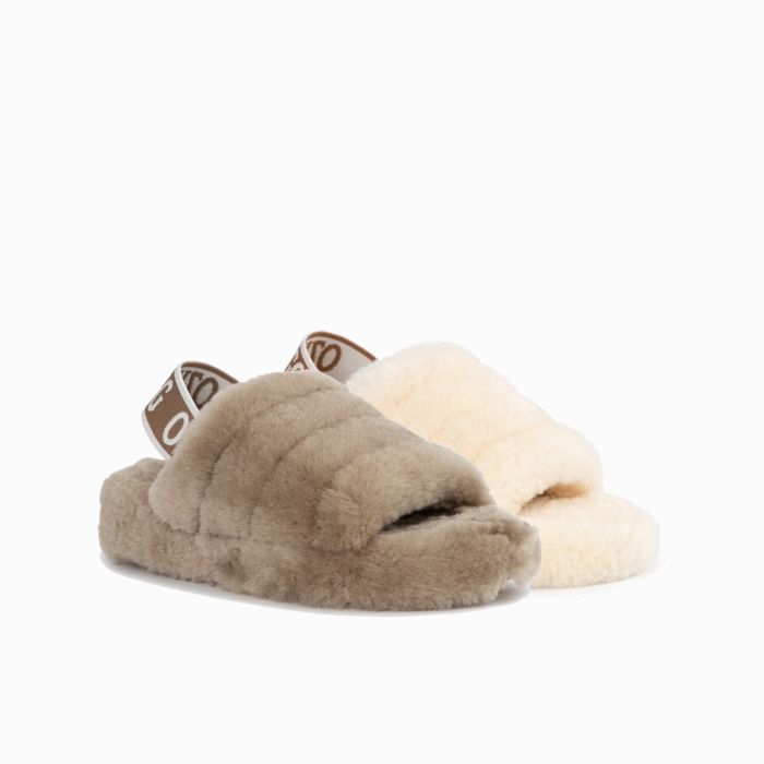 UGG OZWEAR Kids Brooklyn Fluff Slide
