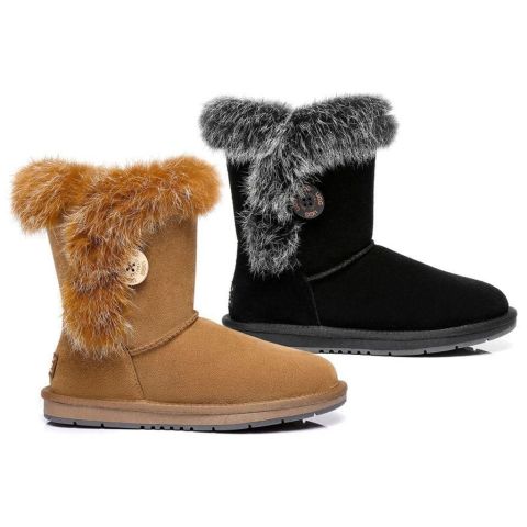 AS UGG Short Button Boots Donna