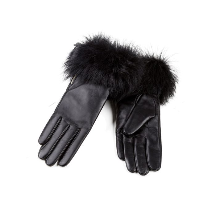 UGG OZWEAR Women's Gianna Touch Screen Fur Gloves