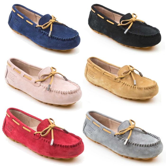 UGG OZWEAR Aven Lace Summer & Spring Moccasin Water Resistant Flat Shoes OB150II